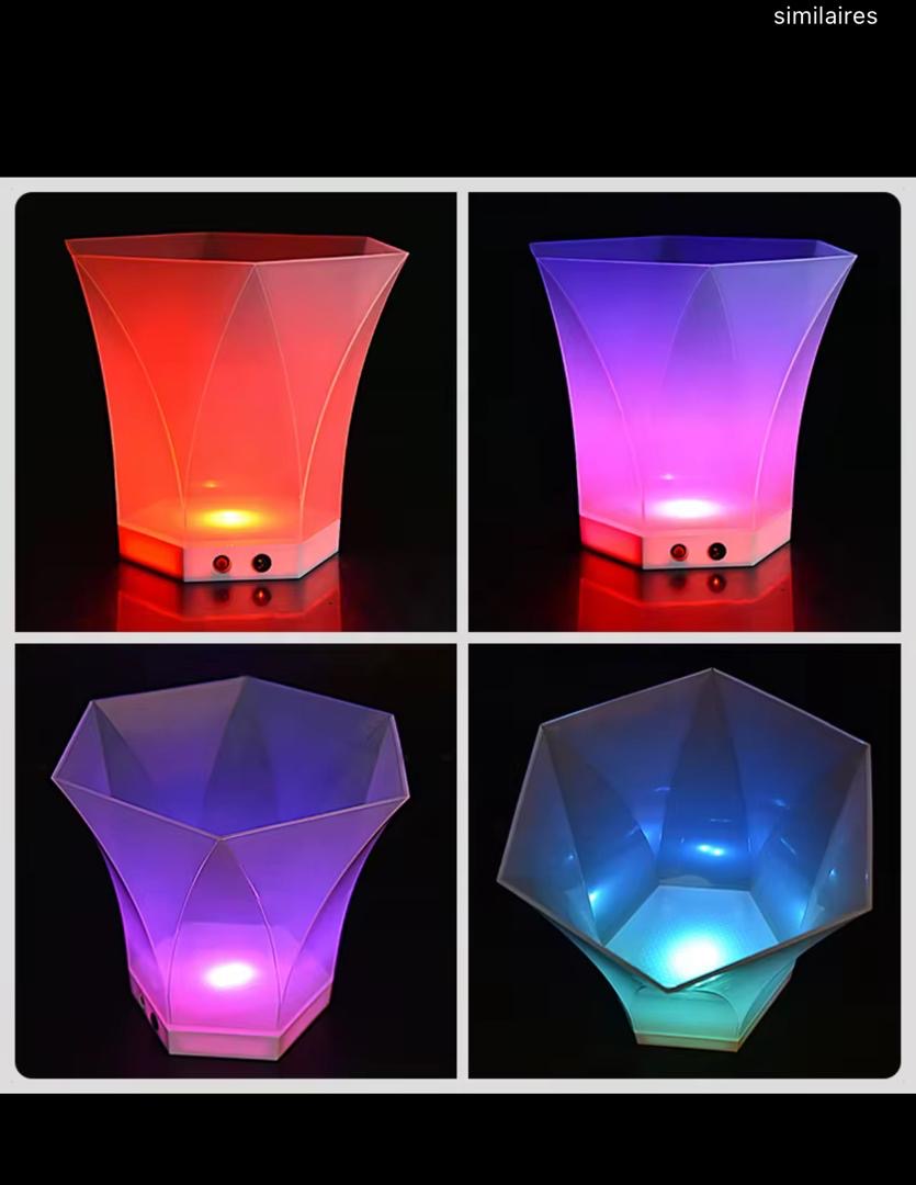 Seau Lumineux Multicolore