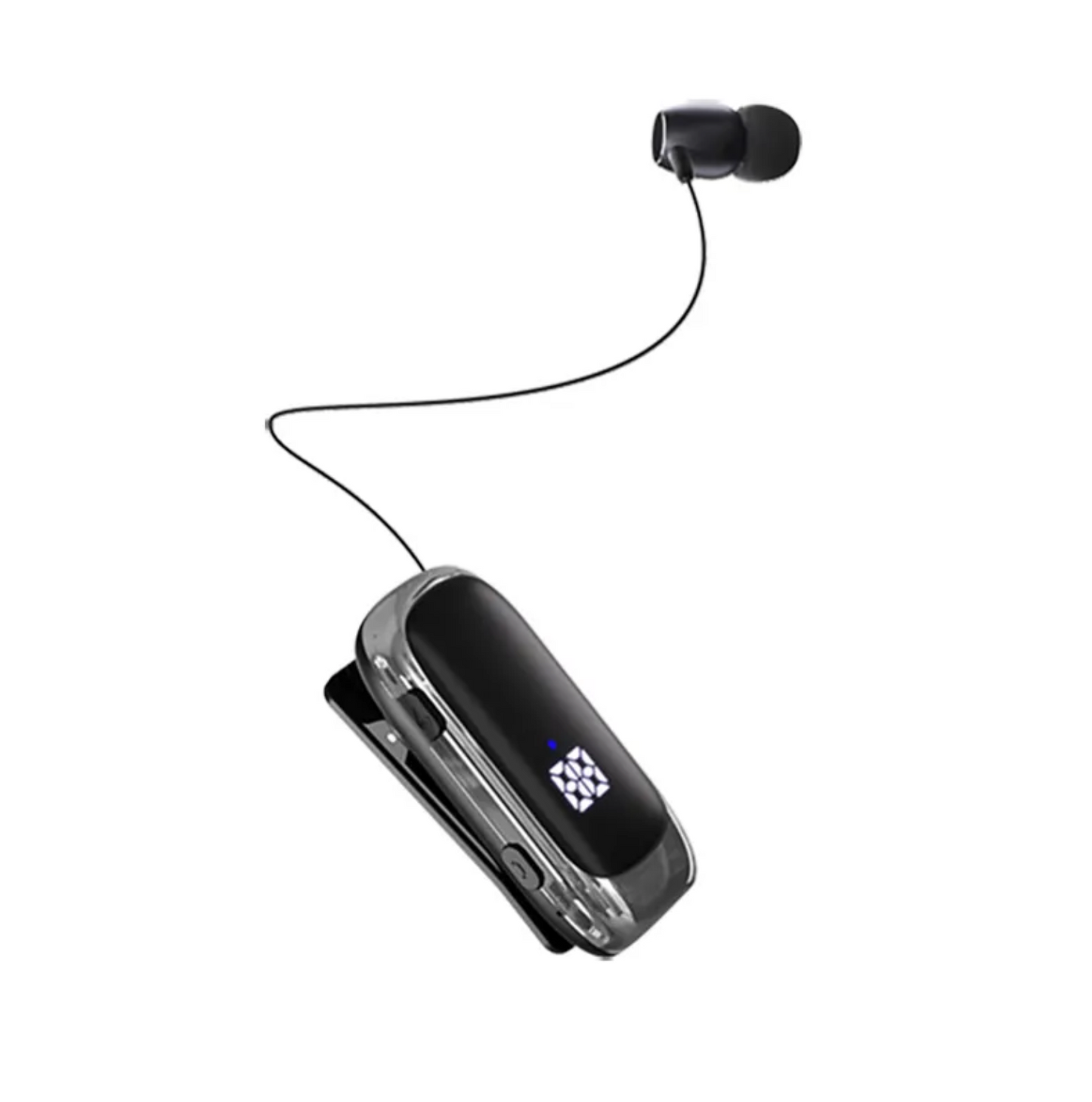 🎧 Écouteur Bluetooth Clip-On Rétractable