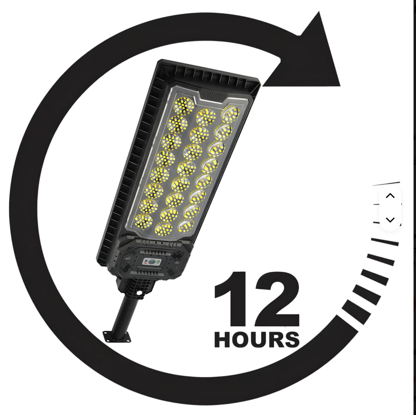 🔦 Lampe solaire de rue