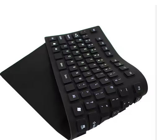 ⌨️ Clavier Souple en Silicone – Portable, Léger et Résistant à l’Eau