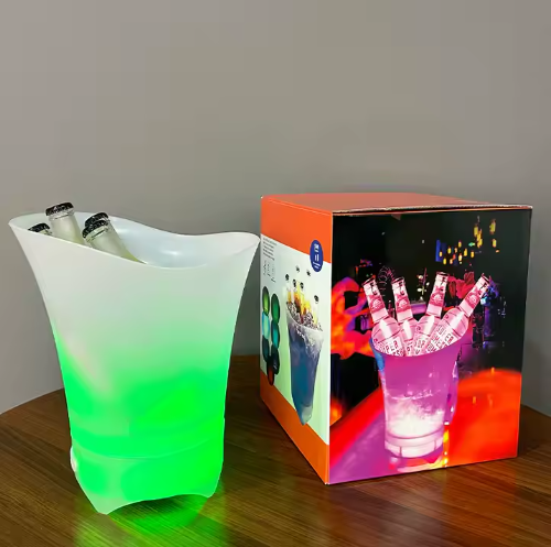 Seau lumineux à LED 11L avec haut-parleur Bluetooth