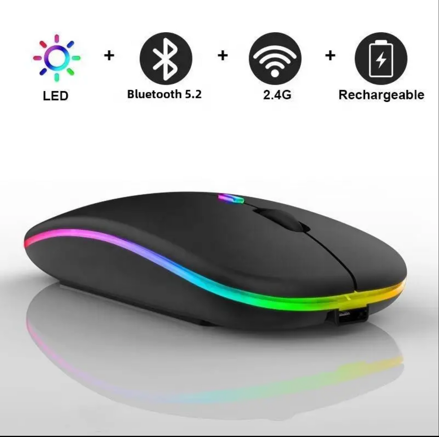 🖱 Souris Sans Fil HP W10 RGB