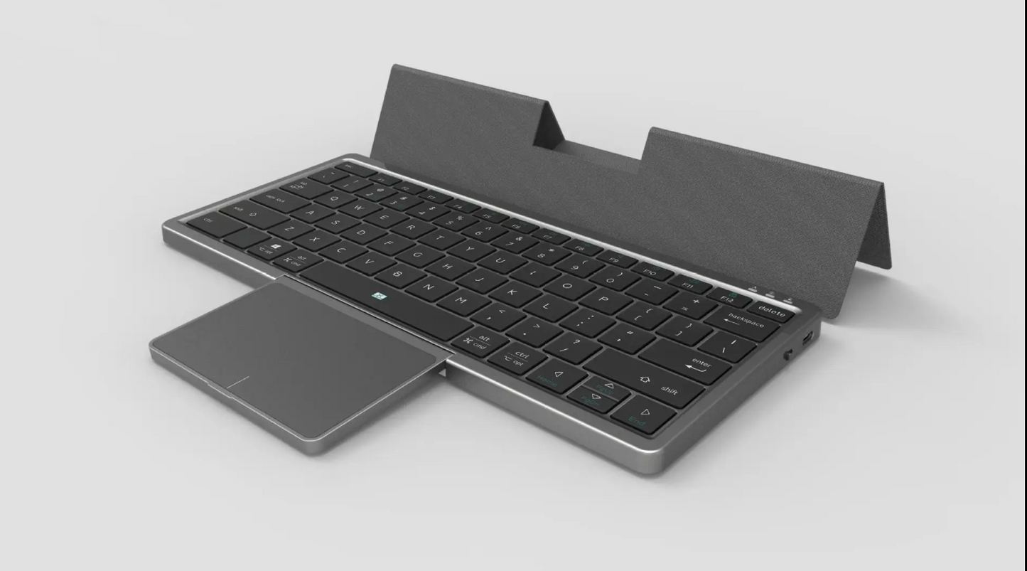 💻 Clavier Sans Fil avec Support Tablette & Trackpad