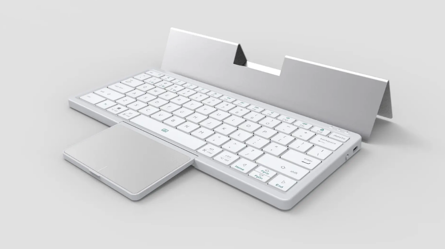 💻 Clavier Sans Fil avec Support Tablette & Trackpad