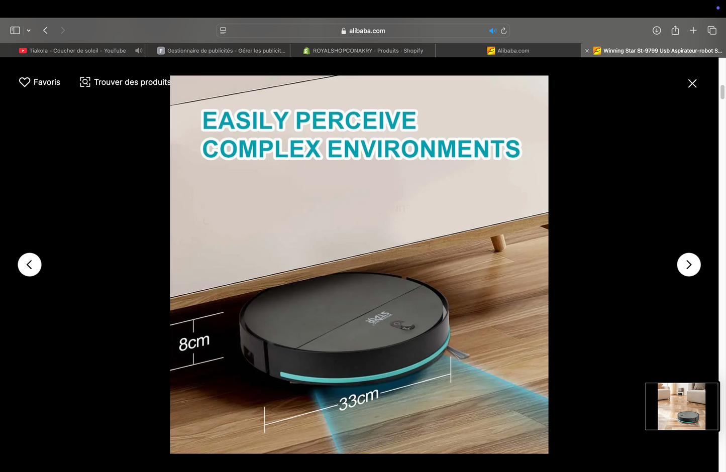 Aspirateur Robot Intelligent Winning Star – Le Nettoyage Automatisé à Petit Prix