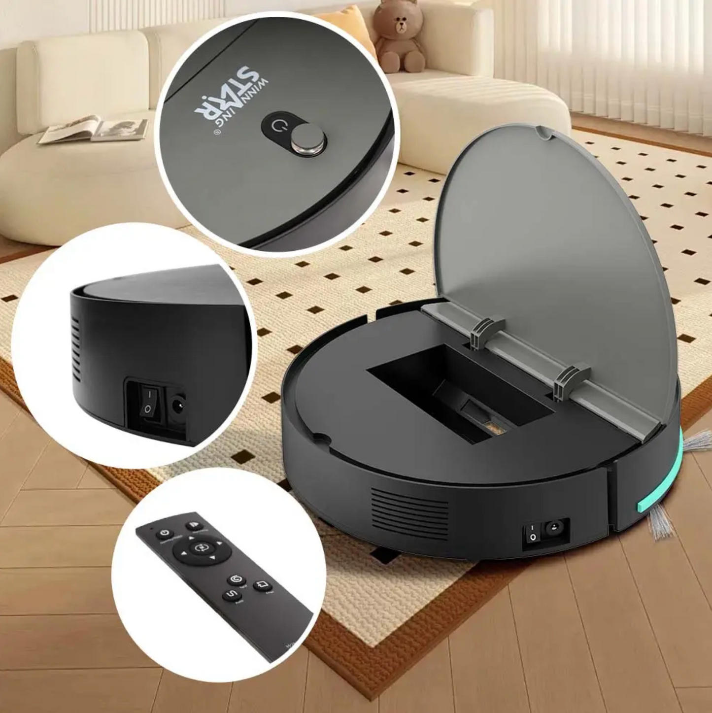 Aspirateur Robot Intelligent Winning Star – Le Nettoyage Automatisé à Petit Prix