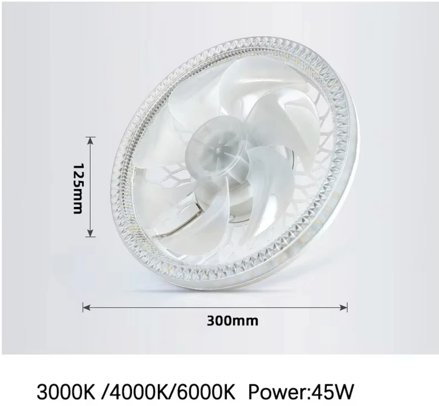 🌬️💡 Ventilateur de Plafond avec Lumière – Socket Ceiling Fan Light (avec Télécommande)