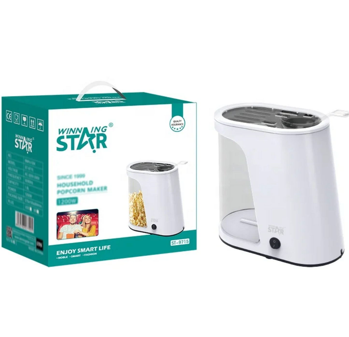 Machine à Popcorn Winning Star ST-9715 (1200W)