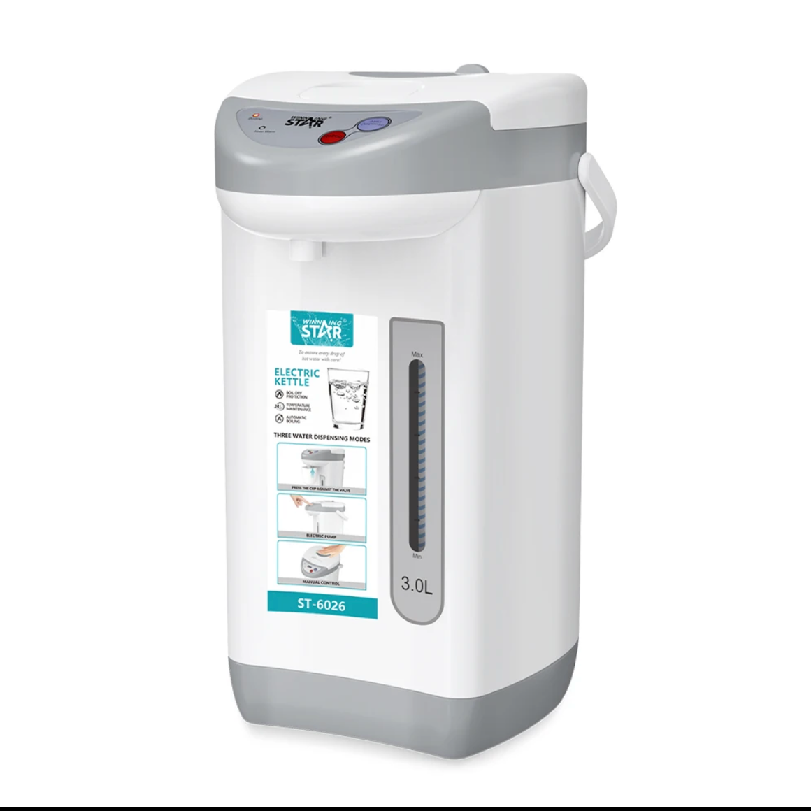 Bouilloire Électrique Winning Star ST-6026 (3L)