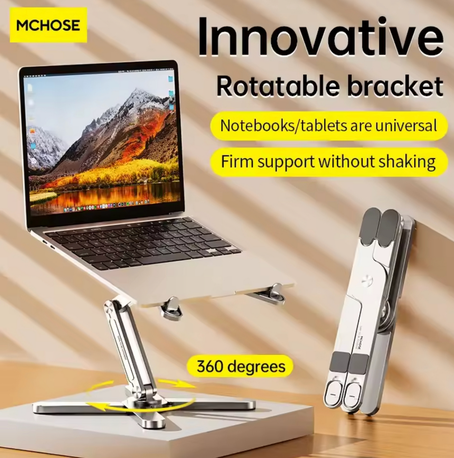 Support Réglable Laptop/Tablette 💻📐🧳