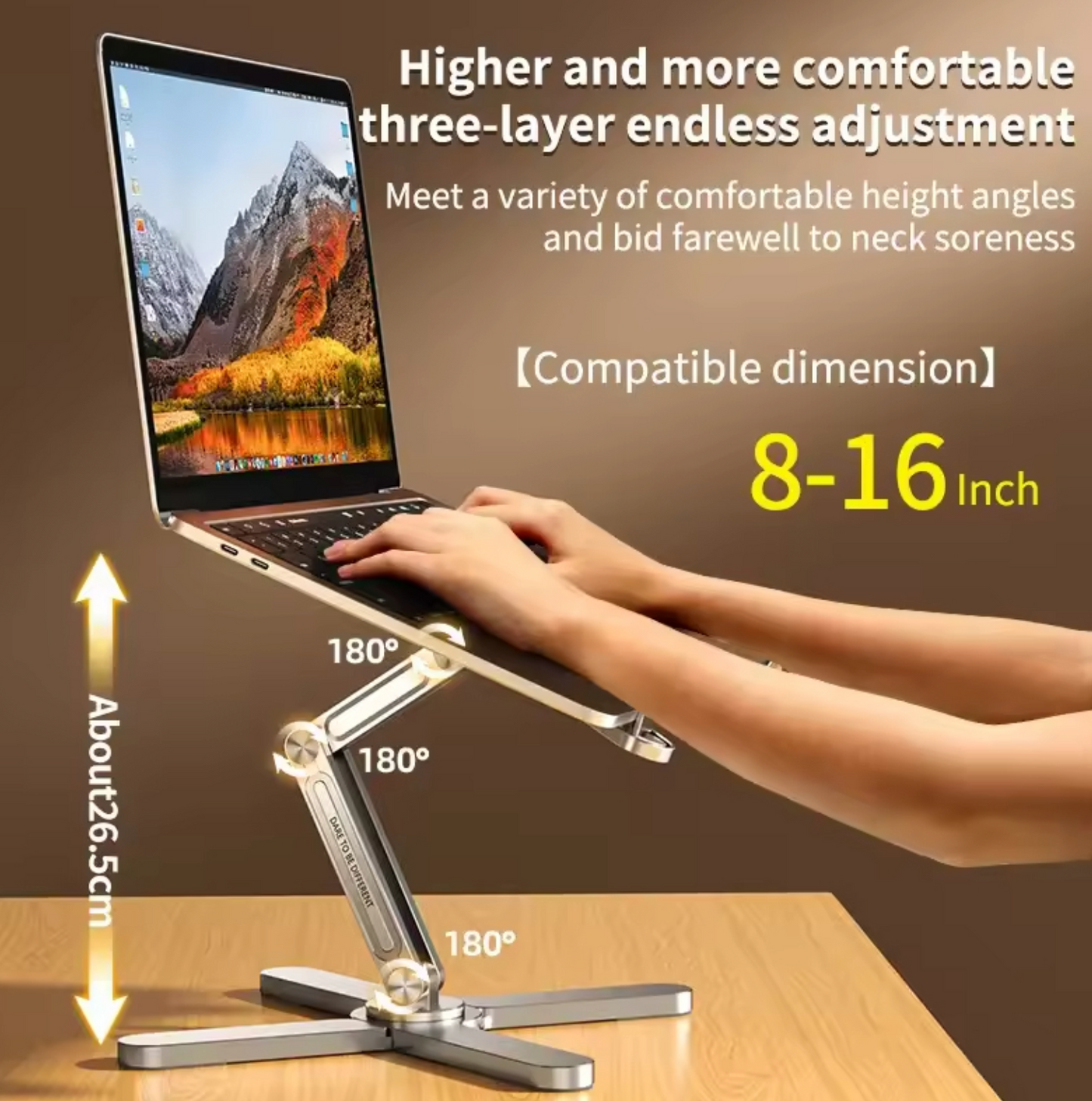 Support Réglable Laptop/Tablette 💻📐🧳