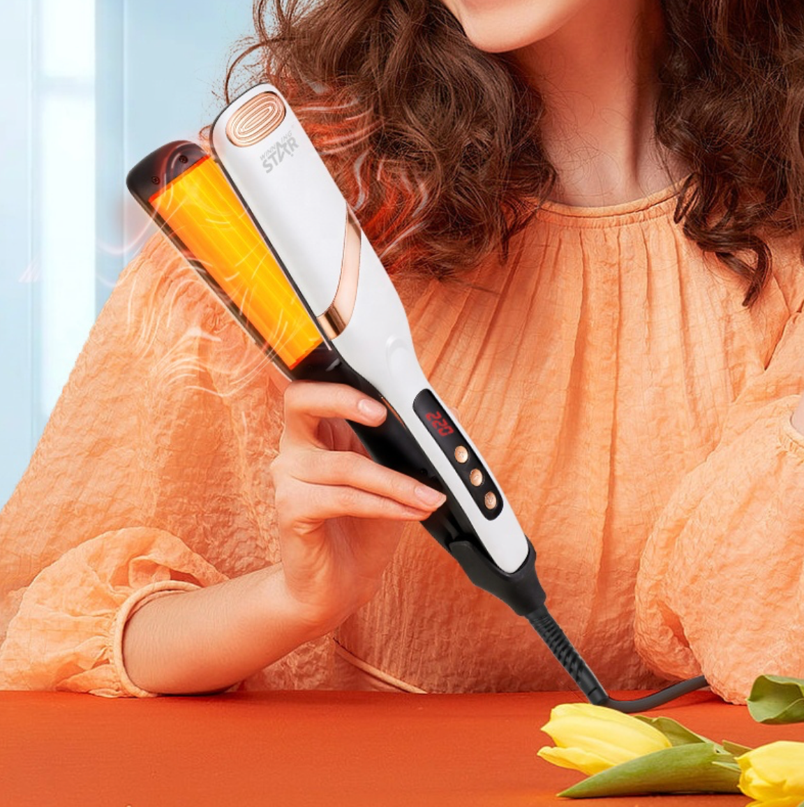 WINNING STAR ST-5704 – Fer à Friser / Crimper Professionnel 175W
