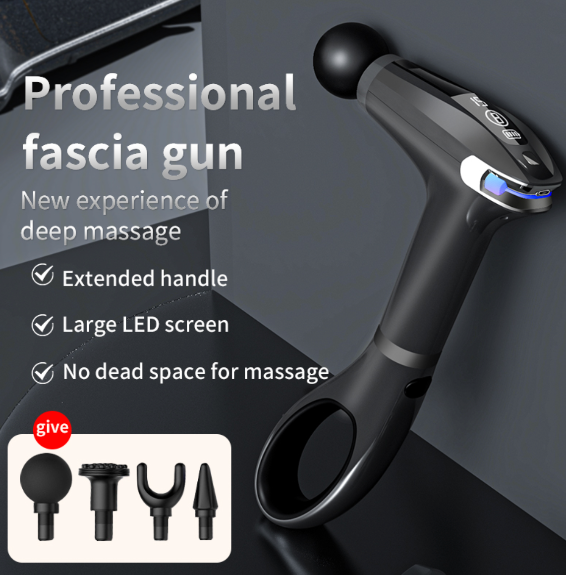 💪 Pistolet de massage musculaire – FASCIAL GUN (Modèles HB-011 & Pro)