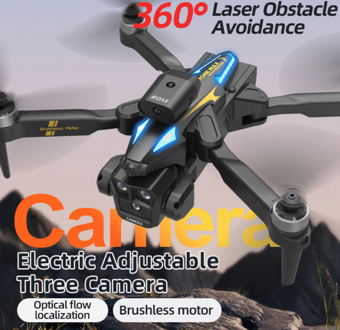 CIOS Aerial Drone – Drone Pliable Haute Définition avec Caméra & WiFi
