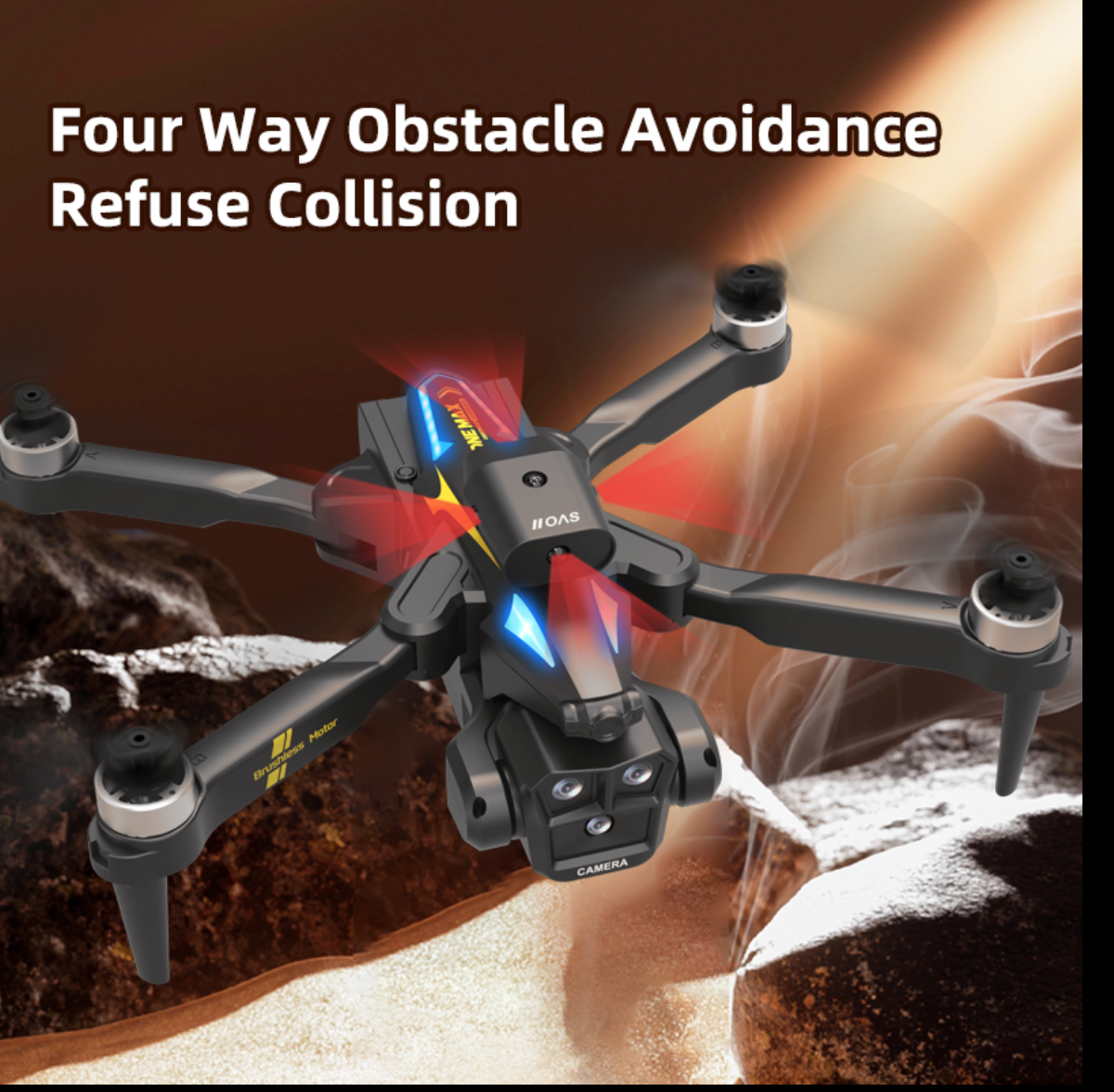 CIOS Aerial Drone – Drone Pliable Haute Définition avec Caméra & WiFi