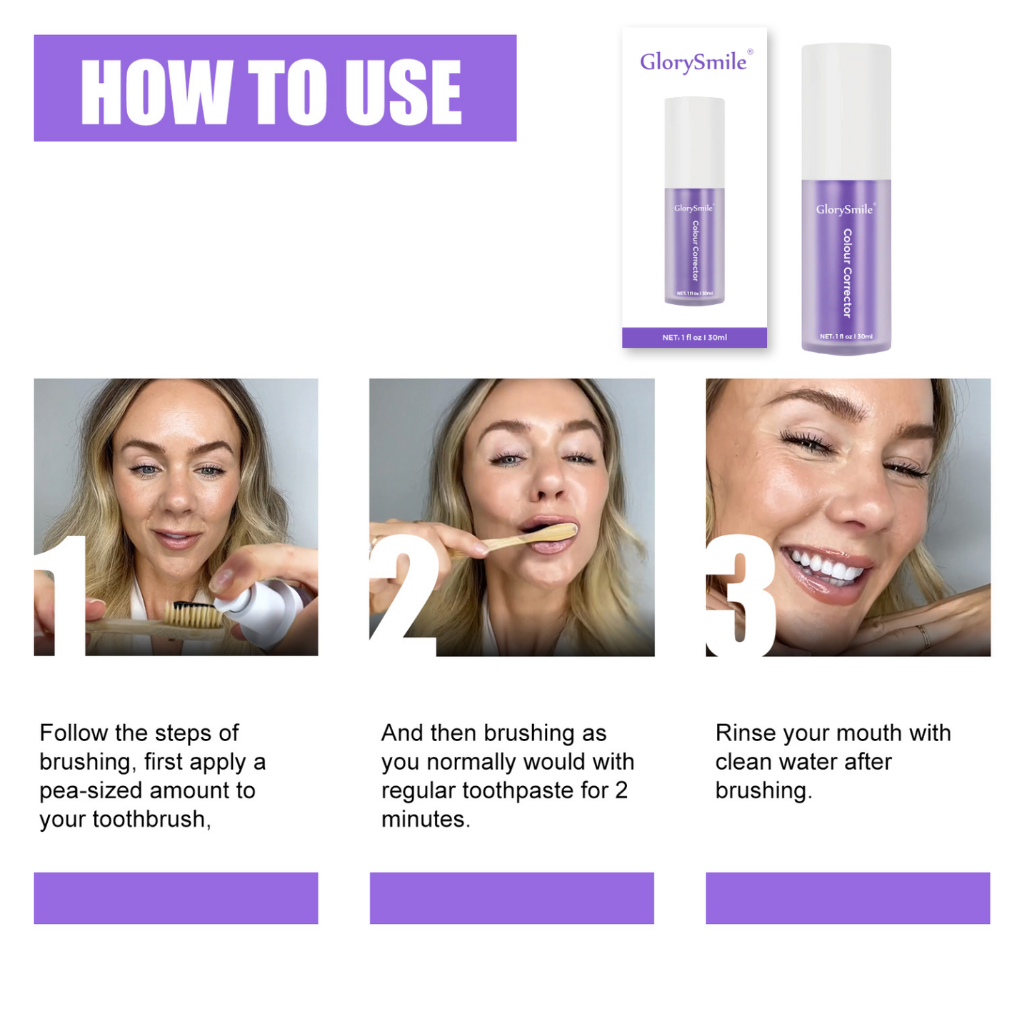 Dentifrice glorysmile
