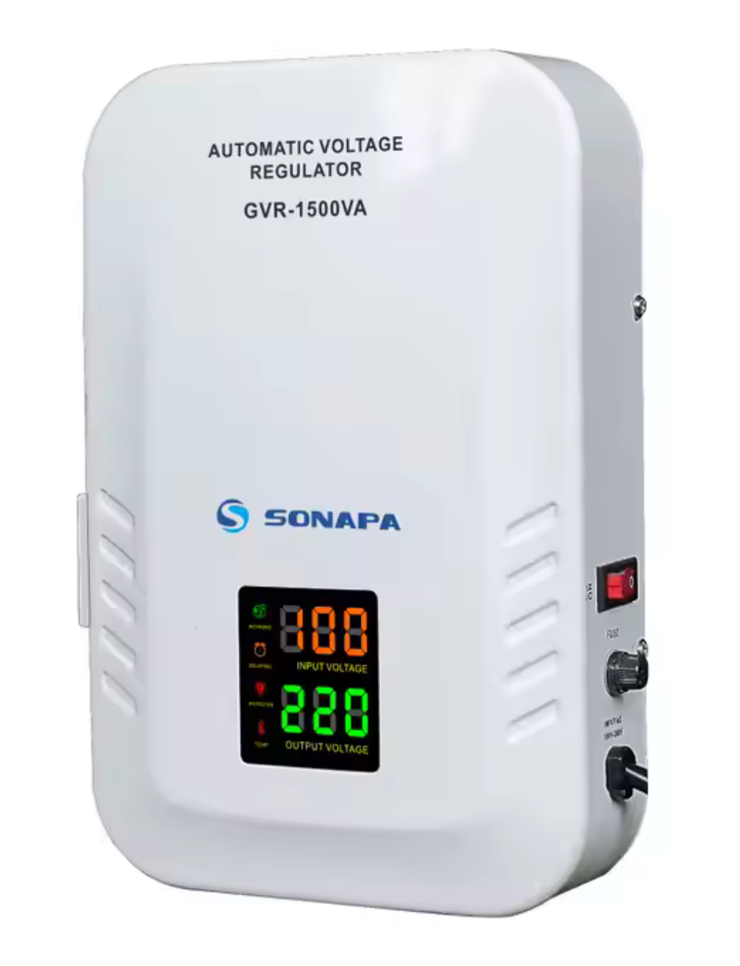 Régulateur de Tension Automatique YAKI 3000 VA – Écran Digital