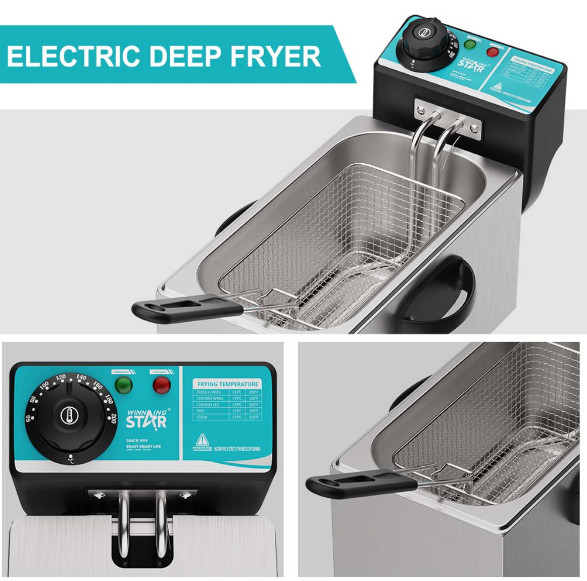 FRITEUSE ÉLECTRIQUE WINNING STAR ST-9203