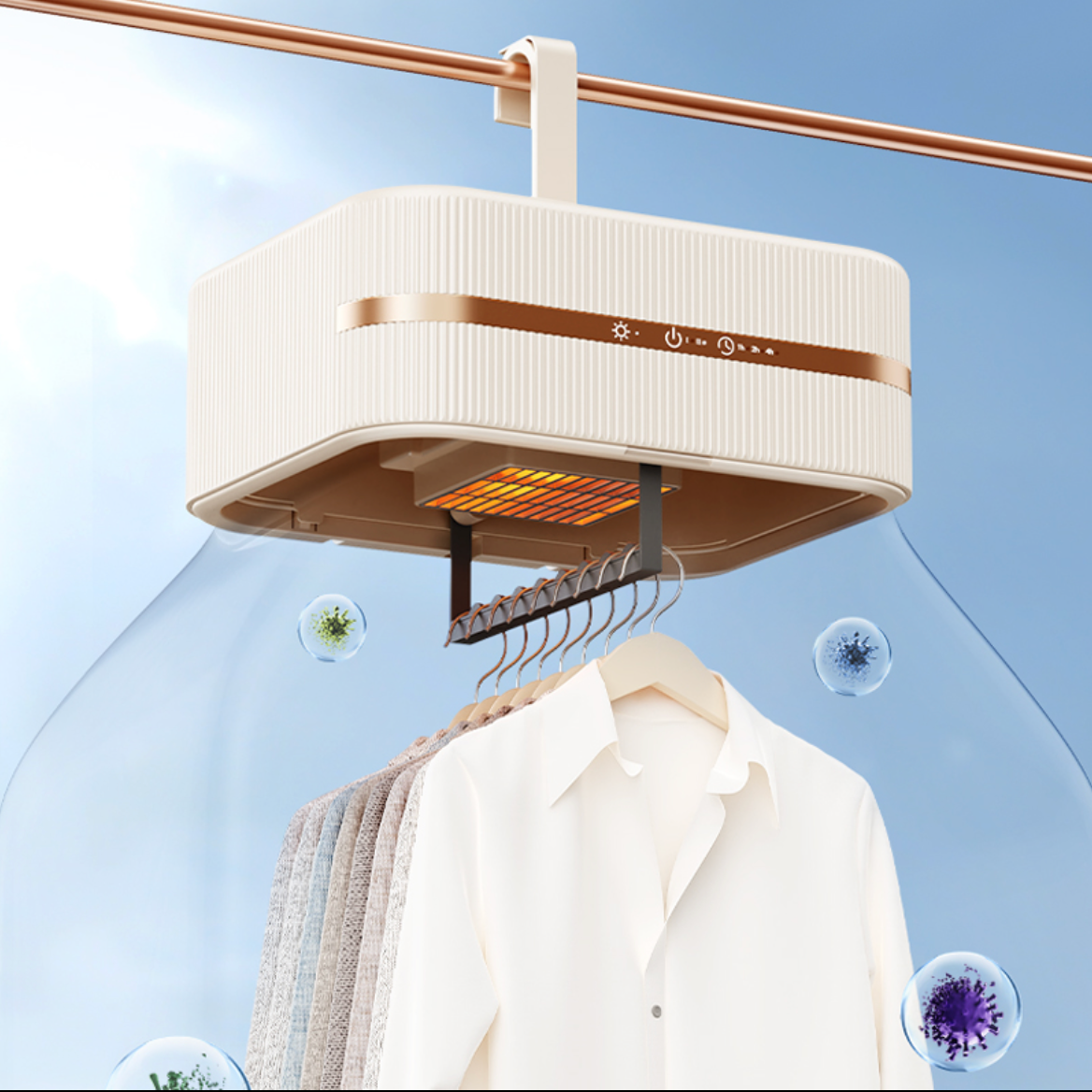 Séchoir Électrique Intelligent Pliable