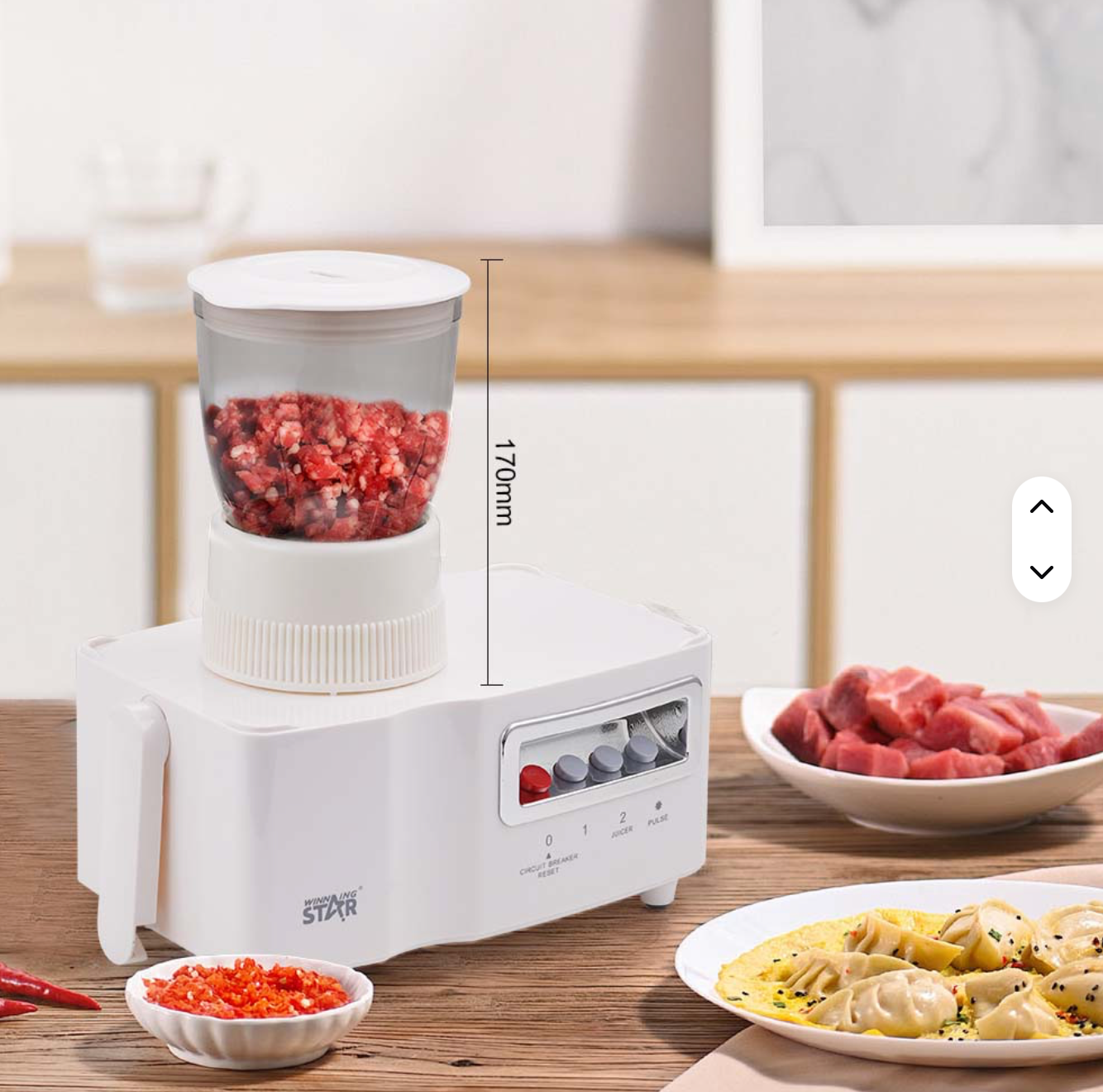 Blender Multifonction Winning Star 4 en 1 – 1,5L