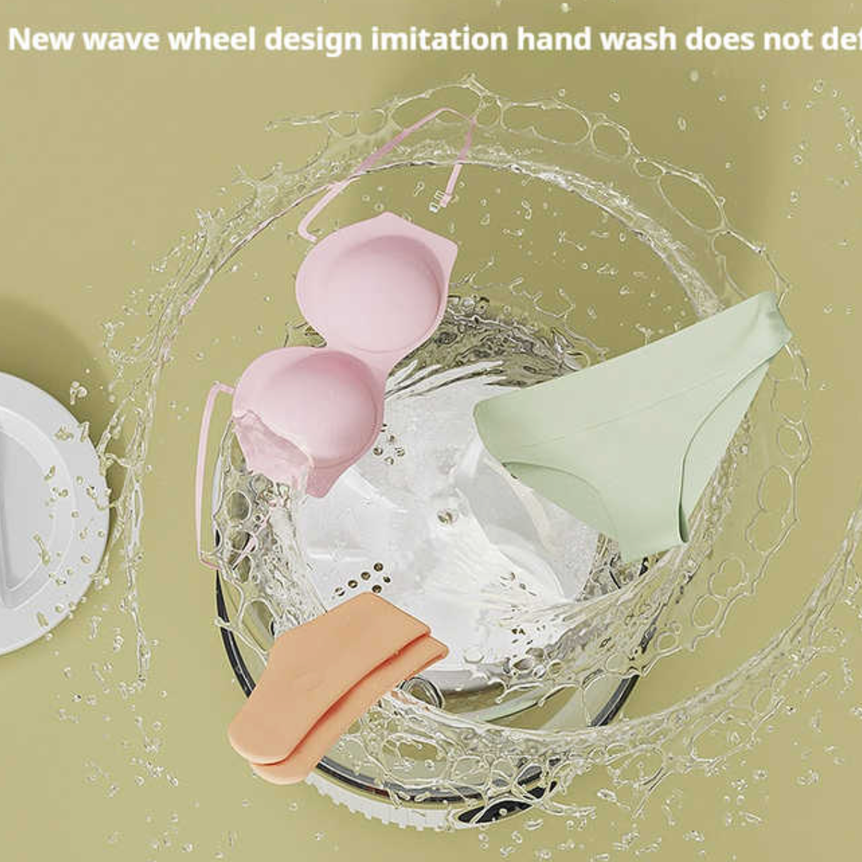 🌀 Mini Machine à Laver Portable – Spéciale Sous-vêtements & Petits Textiles