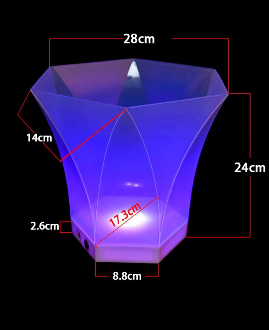 Seau Lumineux Multicolore