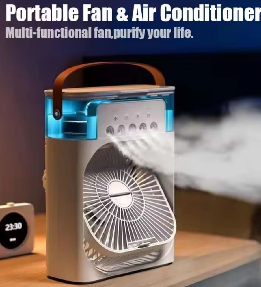 Mini Climatiseur Ventilateur - Fraîcheur Instantanée avec Glace