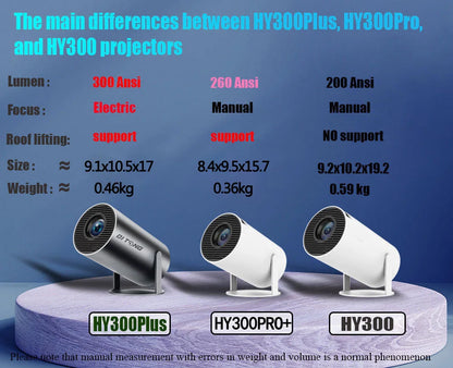 Projecteur DITONG Hy300 PRO 4K