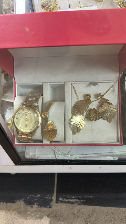 💎 Coffret Cadeau Bijoux 6-en-1 Femme – Élégance et Distinction
