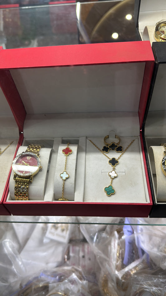 💎 Coffret Cadeau Bijoux 6-en-1 Femme – Élégance et Distinction