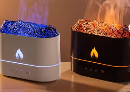 🔥 Diffuseur d'Arômes à Effet Flamme – Élégance & Bien-être chez vous