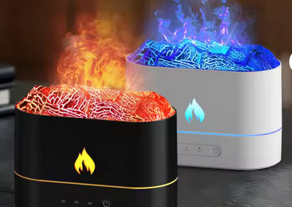 🔥 Diffuseur d'Arômes à Effet Flamme – Élégance & Bien-être chez vous