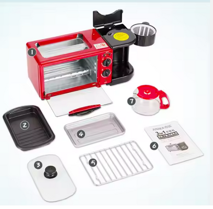 Machine à Petit Déjeuner 3 en 1 – Le Compagnon Idéal pour des Matins Réussis !