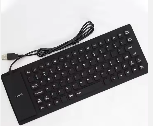 ⌨️ Clavier Souple en Silicone – Portable, Léger et Résistant à l’Eau