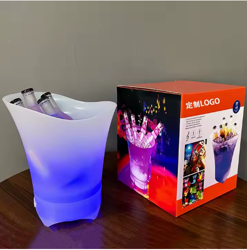 Seau lumineux à LED 11L avec haut-parleur Bluetooth
