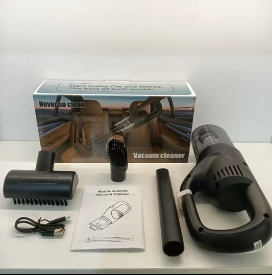 🚗 Aspirateur Portable Pour Voiture – Nettoyage Puissant et Compact