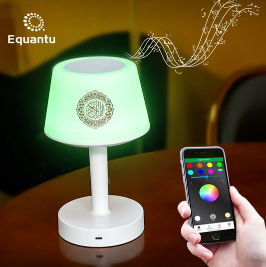 🕌 Lampe Coranique Intelligente QS-525 avec Enceinte Bluetooth – Multi-Fonctions