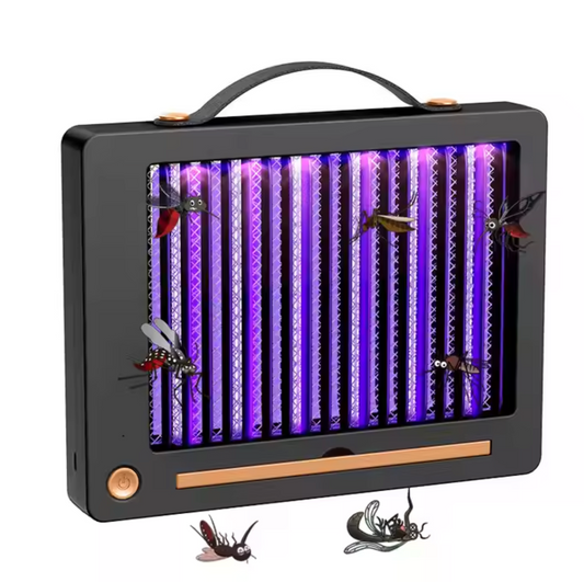 Lampe Tue-Moustique Électrique 🦟💡🔋