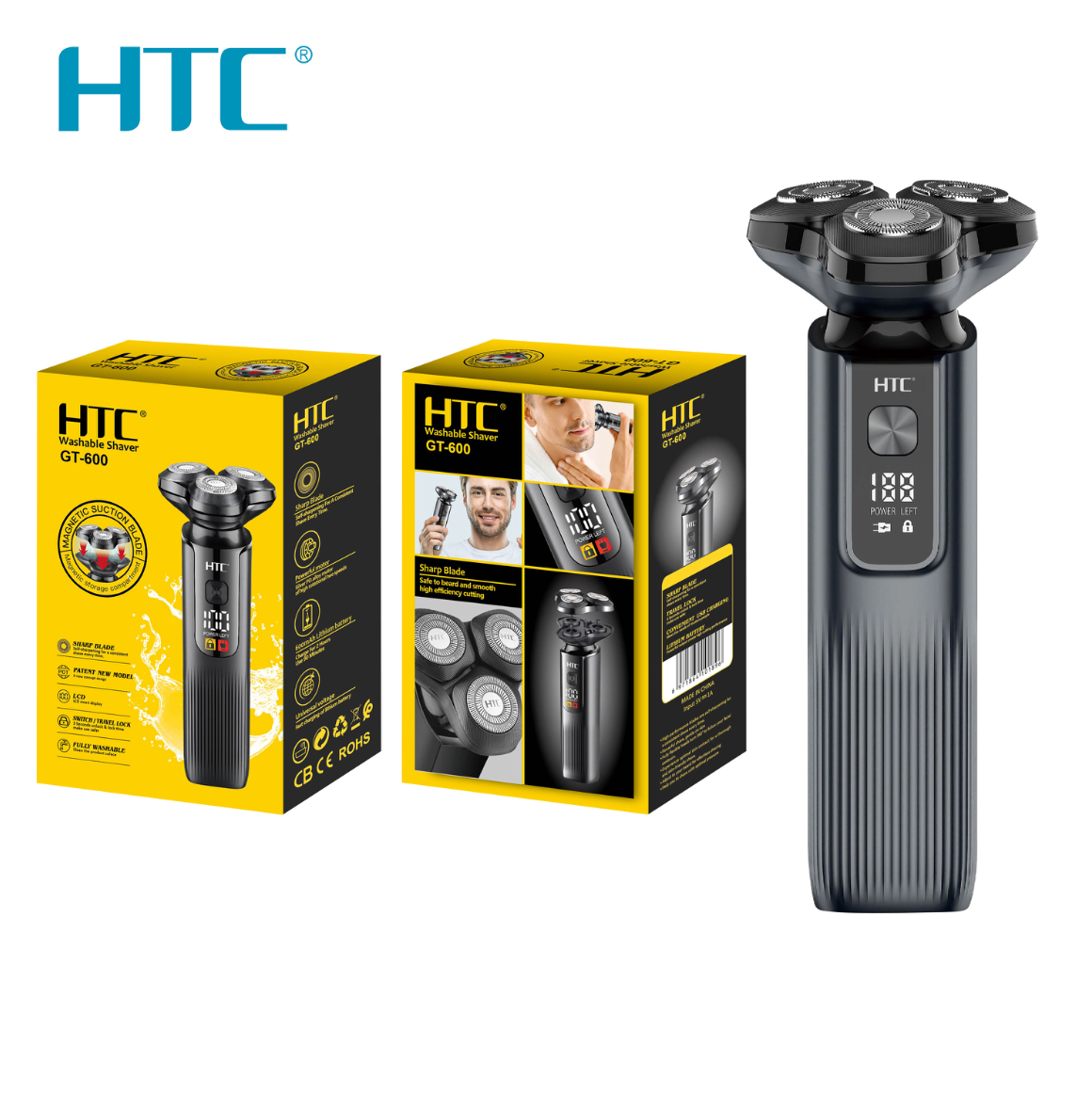 ✂️ Tondeuse professionnelle 10-en-1 – HTC AT-1327