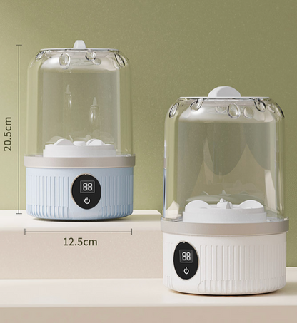 🌀 Mini Machine à Laver Portable – Spéciale Sous-vêtements & Petits Textiles