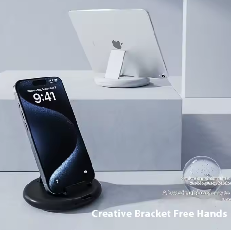 📦 Kit de Câble Multifonction 3-en-1 avec Support Téléphone – Charge Rapide et Pratique !