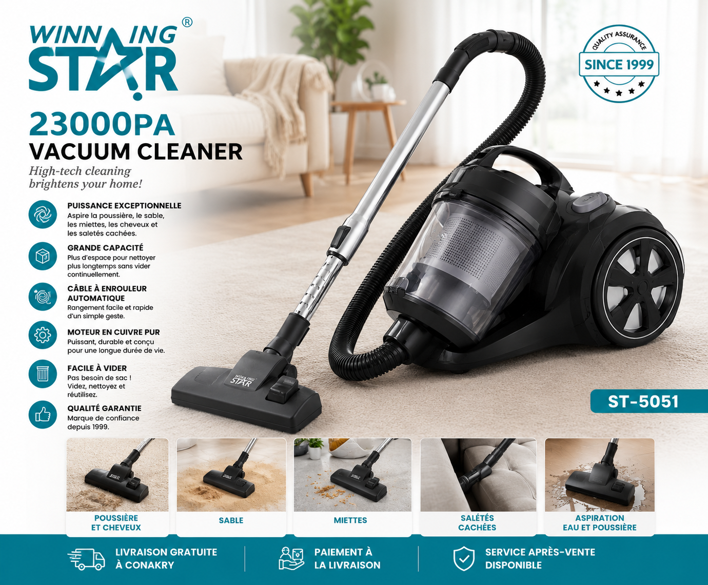 ASPIRATEUR WINNING STAR ST-5051
