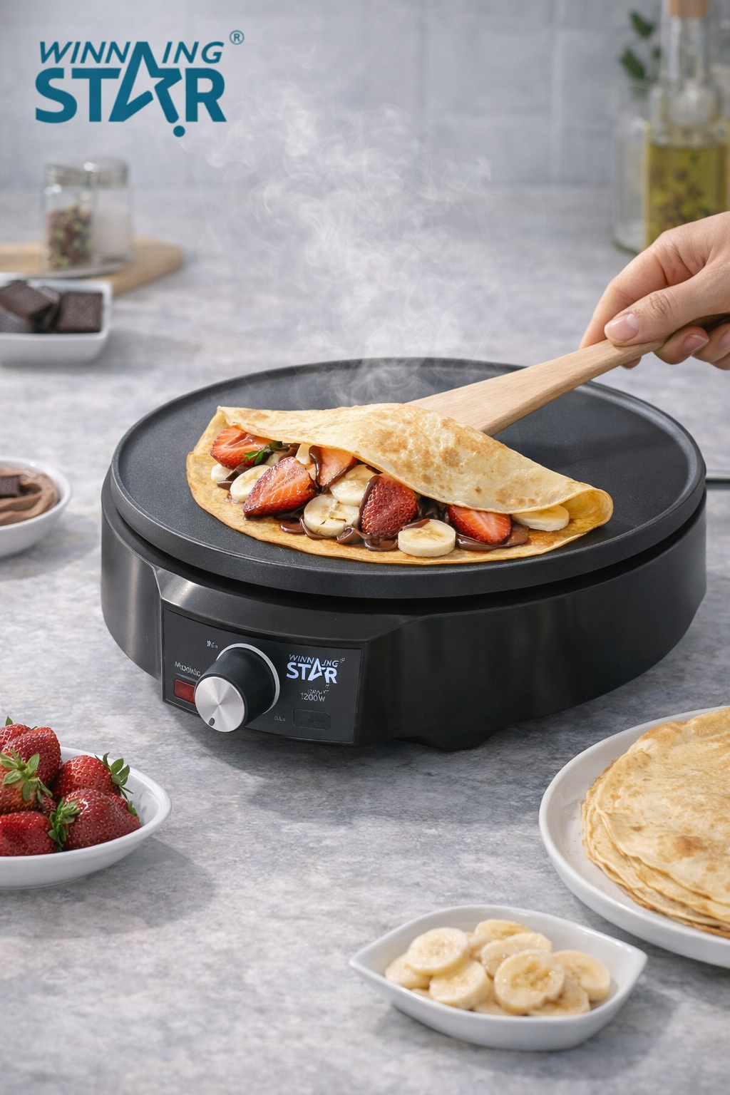 Crêpière Électrique