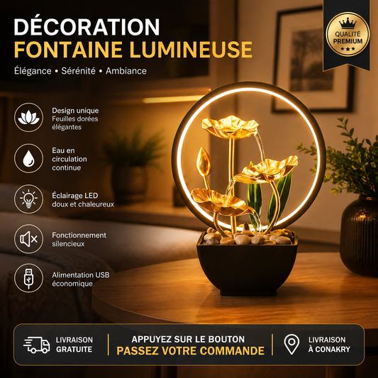 Fontaine Décorative Lotus