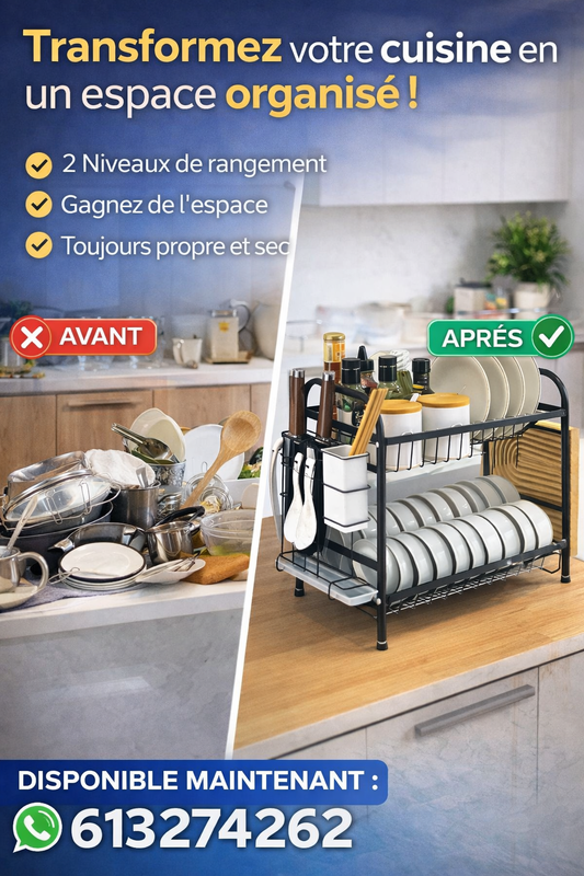 RANGE VAISSELLE 2 NIVEAUX