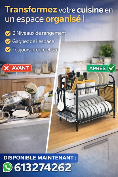 RANGE VAISSELLE 2 NIVEAUX