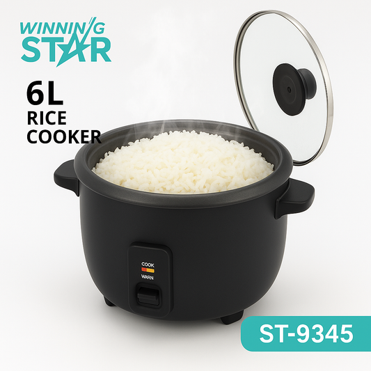 Cuiseur de Riz Winning Star 6L – Le Choix Parfait pour un Riz Délicieux à Chaque Fois !