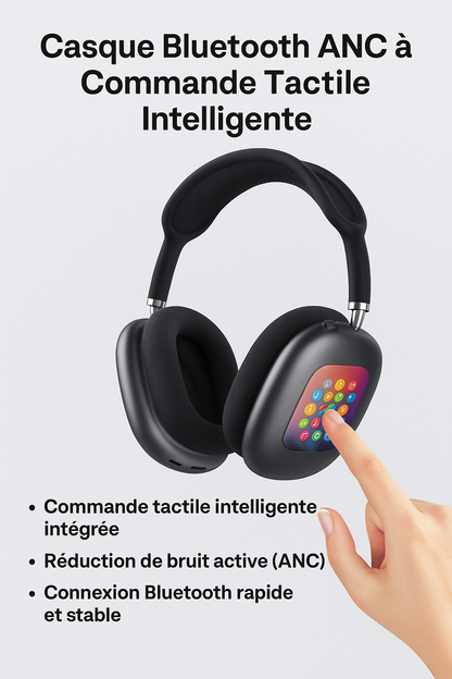 CASQUE ANC BLUETOOPH TACTILE