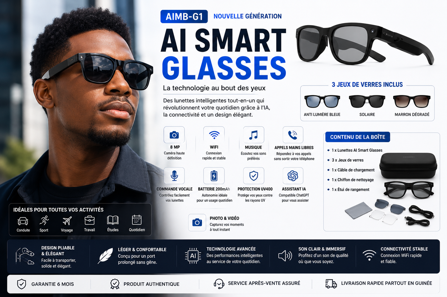 Lunettes intelligentes nouvelle génération