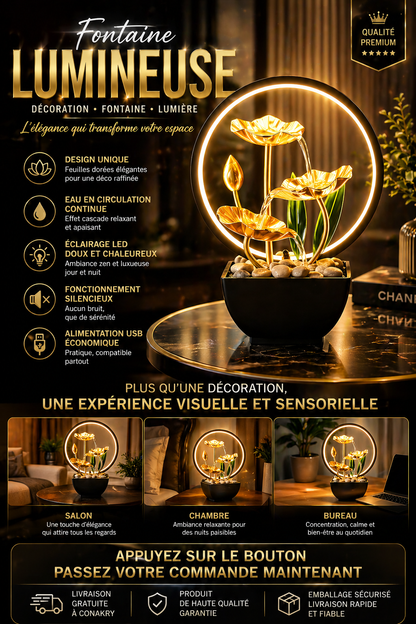 Fontaine Décorative Lotus